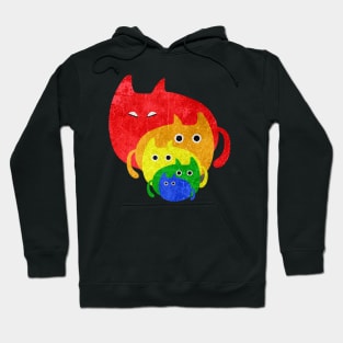 Rainbow cats Hoodie